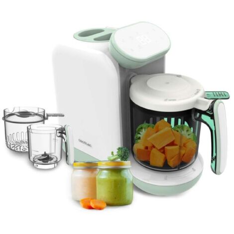 Cecotec Robot de Cuisine pour Bébé, Processeur d'Aliments Nana BabyCare FoodProcessor. Fait Bouillir, Mixe