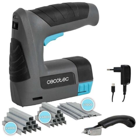 Agrafeuse à batterie Cecotec FastTacker 4000 4V 1500mAh, 2en1 compatible avec agrafes et clous, inclut un arrache-agrafes et 9000 agrafes (1/5)