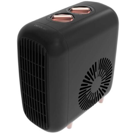 Cecotec Chauffage Céramique de Bureau ReadyWarm 600 Lagoon Black. 2000W, 3 Modes, 2 Niveaux de Chaleur, Thermostat (1/5)