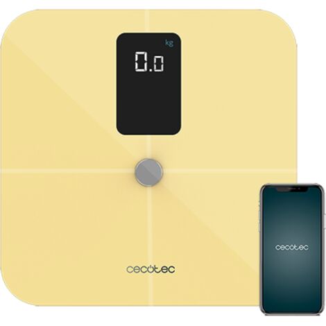 Pèse-personne intelligent dededelarge écran avec mesure debioimpédance et App. (1/5)