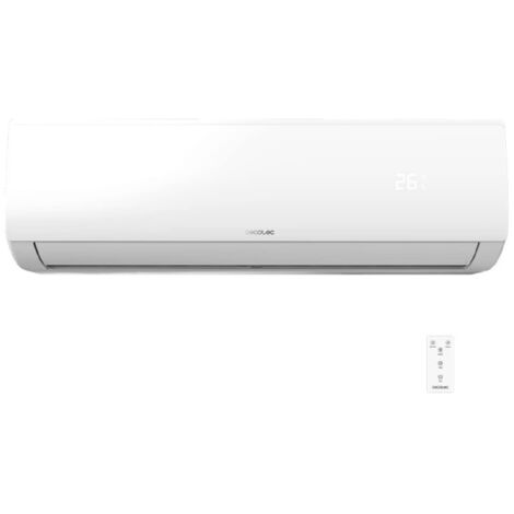Cecotec – Climatiseur split réversible 12000 BTU – Pompe à chaleur – 5 modes – Déshumidification 28,8L/j – Classe A++ – Débit 550 m³/h