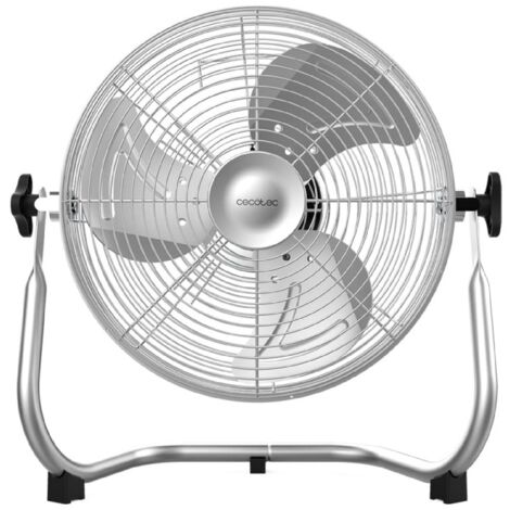 Cecotec – Ventilateur sur pied 40W – 12 pales de 30 cm – 3 vitesses ajustables – Design en acier robuste pour un bon flux d'air