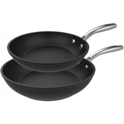 Set de poêles à frire 20-24 cm de aluminium forgé with 3,5 mm de base de induction et revêtement antiadhésif de durabilité maximale Whitford Eterna®, 100% sans de PFOA. (1/5)
