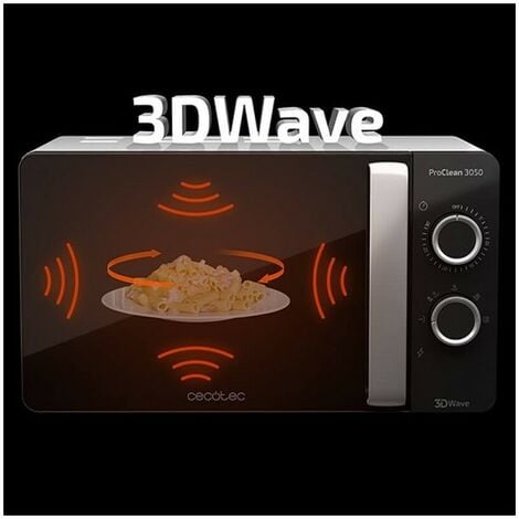 Cecotec Micro-onde avec Grill Proclean 2110, Capacité de 20 litres et  puissance de 700 W, Mode Décongélation, 6 niveaux de puissance, Minuterie :  Cecotec: : Cuisine et Maison
