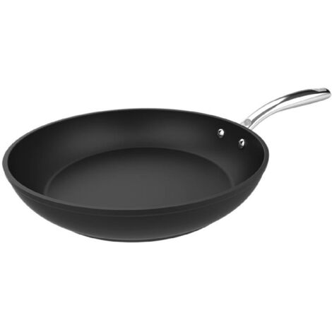 Poêle à frire 28 cm de en aluminium forgé, with 3.5 mm de base de induction et revêtement antiadhésif de durabilité maximale, Whitford® Eterna 100 % free de PFOA. Poignée rivetée en acier inoxydable. (1/4)