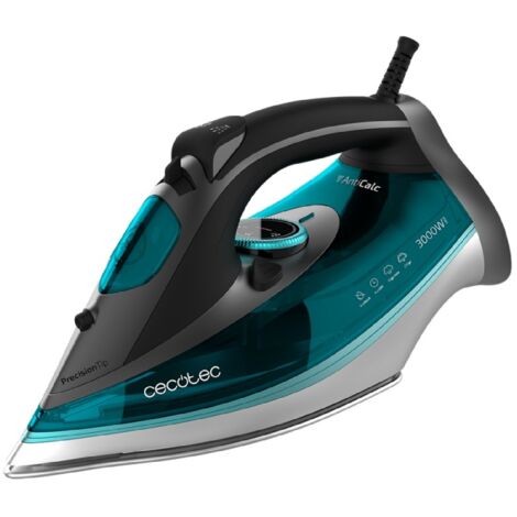 Cecotec Fer à repasser Vapor Fast&Furious 5055 Pro. 3100 W, semelle en céramique, glissement TurboSlide