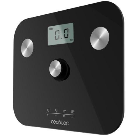 Cecotec Pèse-personne Surface Precision EcoPower 10100 Full Healthy Black (1/5)