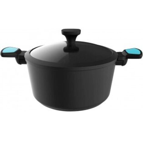 Cecotec Polka Pot Platinum 28 Pot Thunder. Diamètre 28 cm, Aluminium forgé, revêtement antiadhésif en téflon Platinum Plus, compatible avec le lave-vaisselle et toutes les cuissons de, sans PFOA. (1/5)