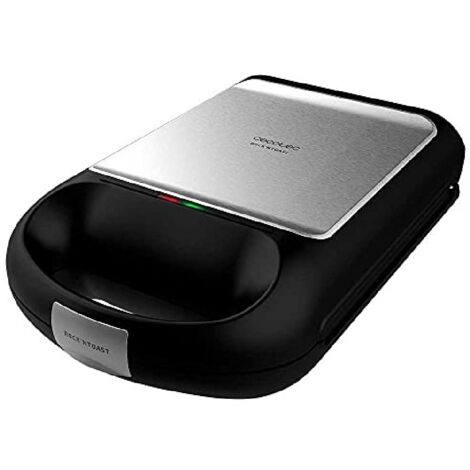 Cecotec – Appareil à sandwichs compact 1500W – Acier inoxydable – Revêtement antiadhésif – Système giratoire à 180º – Préparation rapide (1/10)