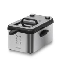 Cecotec – Friteuse électrique sans huile 3 L – Puissance 2400 W – Température jusqu'à 190 ºC – Minuterie 30 min – Filtre OilCleaner