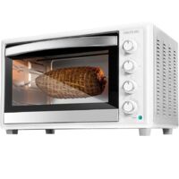 Cecotec – Four à convection 46L Bake&Toast 4600 – 2000W – 12 fonctions – Rôtissoire rotative – Éclairage intérieur – Double vitrage