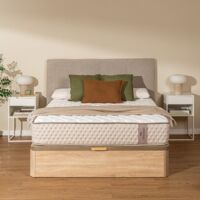 Cecotec Matelas Viscoélastique et Ressorts Ensachés Flow 6790 Hybrid 135x190. Multicouche Hauteur 26cm Fermeté Élevée