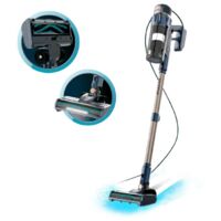 Cecotec – Aspirateur balai avec fil 600W – Puissance d'aspiration 15kPa – Technologie cyclonique – Filtre HEPA haute efficacité – Tube télescopique