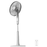 Cecotec – Ventilateur sur pied silencieux 60 W – 6 vitesses réglables – Moteur en cuivre – Oscillation automatique – Minuterie programmable 15h