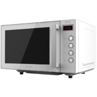 Cecotec – Micro-ondes à poser 20 L 700 W – Cavité plate pour récipients grands – Minuterie 60 min – Décongélation rapide et uniforme – Intérieur céramique