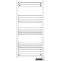 Cecotec – Sèche-serviette électrique 750W – Inertie fluide – Écran LED – Programmation hebdomadaire – IP24 pour salle de bain