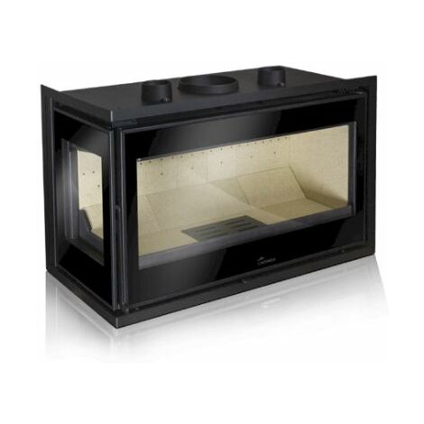 ESTUFA DE LEÑA INSERTABLE LACUNZA MODELO ADOUR 800 CLI (Izquierda ) (1/3)