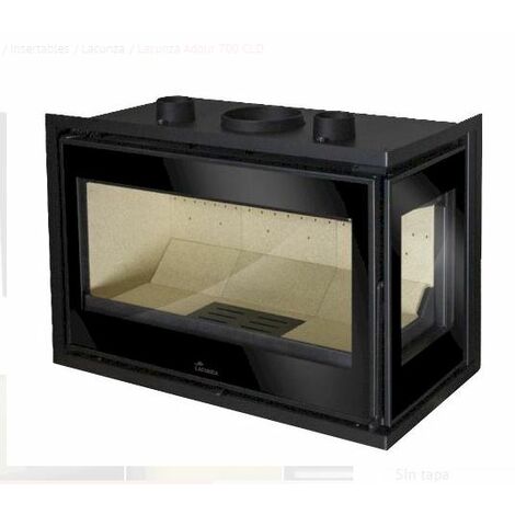 BRICOSOL ESTUFA DE LEÑA INSERTABLE LACUNZA MODELO ADOUR 600 CLD (Derecho) (1/4)