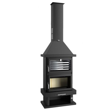 Chimenea Leña Frontal con Horno FM Modelo C-200 H (1/3)