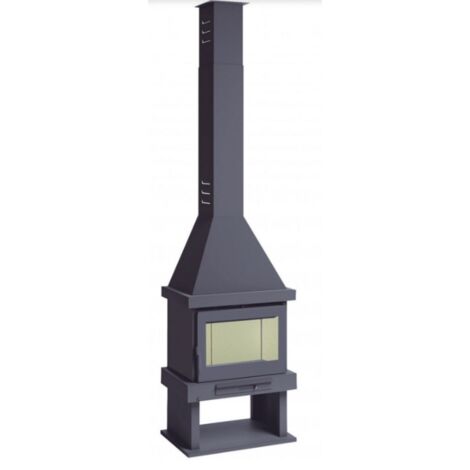 Chimenea Leña con Turbina Tangencial FM Modelo C-300 (1/2)