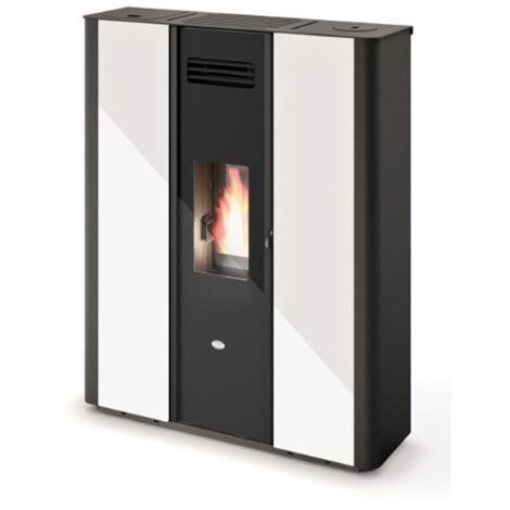 Estufa De Pellets Eva Calòr Slim EMILY 9016005100 Acabado Blanco