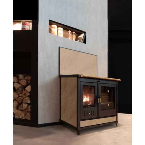 BRICOSOL COCINA DE LEÑA KLOVER MODELO STAR 90 COUNTRY (1/4)