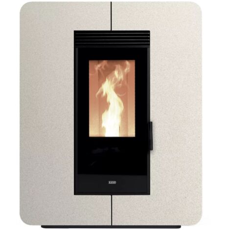 BRICOSOL ESTUFA DE PELLET KLOVER MODELO ASTRA MULTI-AIR STEEL color Marfil (1/5)