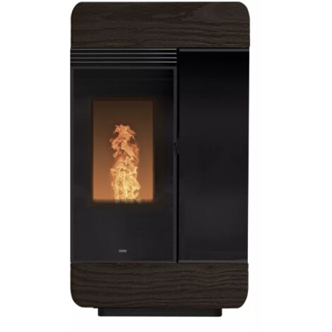 BRICOSOL ESTUFA DE PELLET KLOVER MODELO DIVA 3000 WOOD Color Wengé