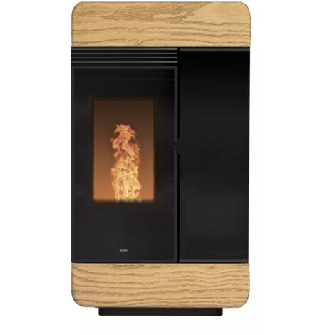 BRICOSOL ESTUFA DE PELLET KLOVER MODELO DIVA 3000 WOOD Color Roble (1/5)