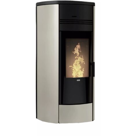 BRICOSOL ESTUFA DE PELLET KLOVER MODELO STYLE 180 Color Marfil (1/4)