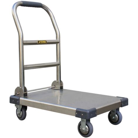 BRICOSOL CARRETILLAS Y CARROS - CARRO PLATAFORMA INOX 300 KG.