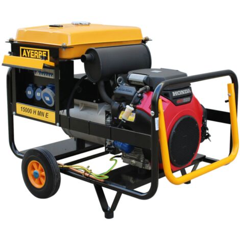 BRICOSOL GENERADOR GASOLINA AYERBE 15000 H MN AVR ARRANQUE ELECTRICO (1/2)