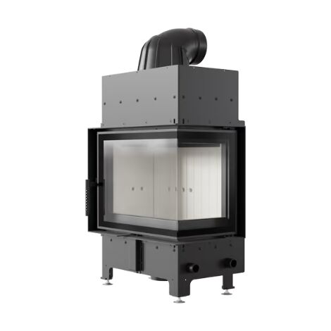 BRICOSOL Chimenea de leña de acero KRATKI FLOKI S derecho 8 kW Ø 160