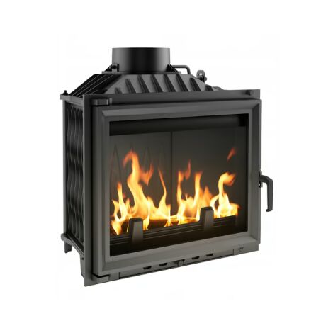 BRICOSOL Chimenea de leña de hierro fundido KRATKI ANTEK 10 kW Ø 180