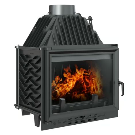 BRICOSOL Chimenea de leña de hierro fundido KRATKI ZUZIA ECO 12 kW Ø 200