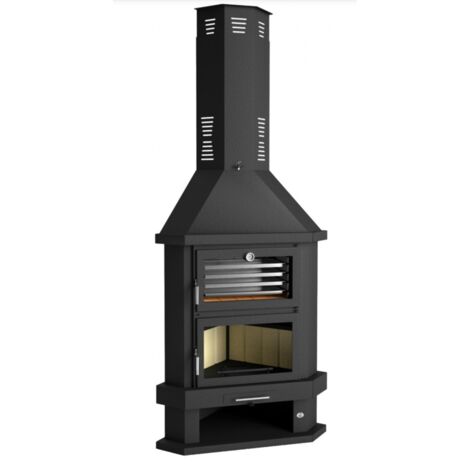 Chimenea Leña Rincón con Horno FM Modelo C-200-RH