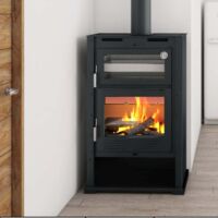 Estufa Leña con Horno FM Modelo M-107 sin Turbina