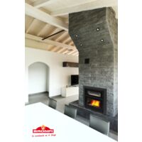 HORNO DE LEÑA INSERTABLE FUNDICIÓN BRONPI MODELO EVEREST VISION