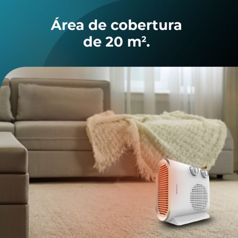 Termoventilatore Cecotec ReadyWarm 2050 Max Dual - 2000W, 3 Modalità, Leggero E Silenzioso - Foto 5