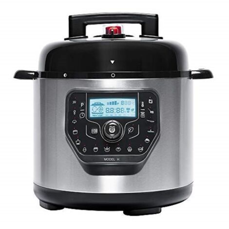 Cecotec Fornello GM H Deluxe 6 L Nero, Acciaio inox