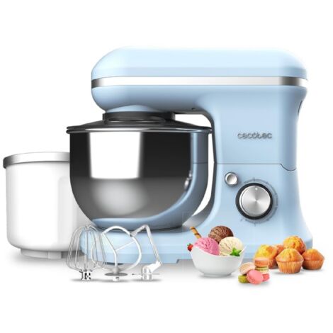 Cecotec Impastatrice dal design elegante con 5 funzioni e accessori per sbattere e impastare. Funzione per fare il gelato inclusa.