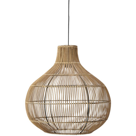 Light & Living - suspension - Pacino - naturel - rotin - Ø 50cm - (1/5)