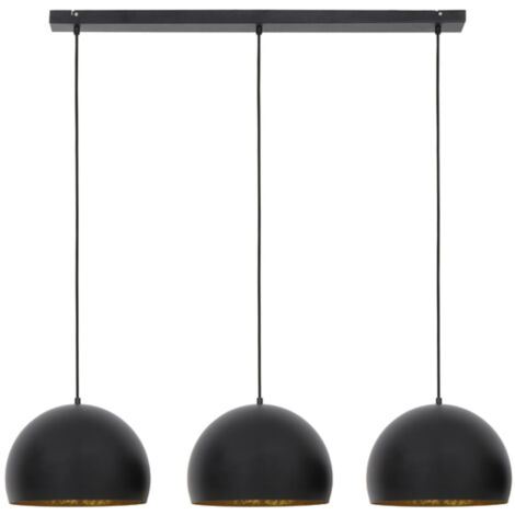 Light & Living - suspension - Jaicey - noir - métal - grande (1/5)