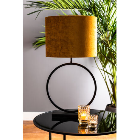 Light & Living - abat-jour - Gemstone - or - textile - Ø 40cm
