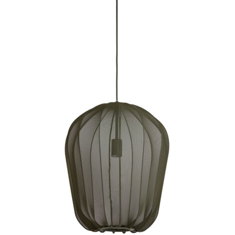 Light & Living - suspension - Plumeria - vert - textile - Ø 42cm (1/5)