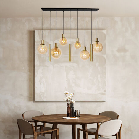 Steinhauer - suspension - Bollique LED - laiton - verre métal - (1/5)