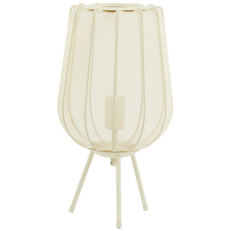 Light & Living - lampe de table - Plumeria - beige blanc - (1/5)