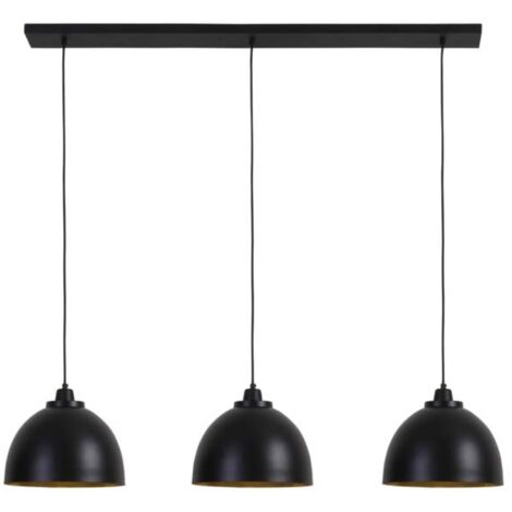 Light & Living - suspension - Kylie - noir - métal - grande lampe (1/5)