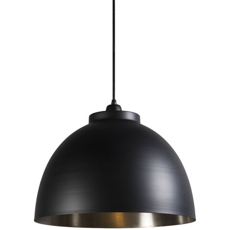 Light & Living - suspension - Kylie - noir - métal - Ø 45cm - E27 (1/4)