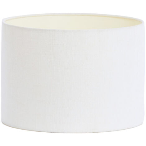 Light & Living - abat-jour - Livigno - blanc - textile - Ø 30cm
